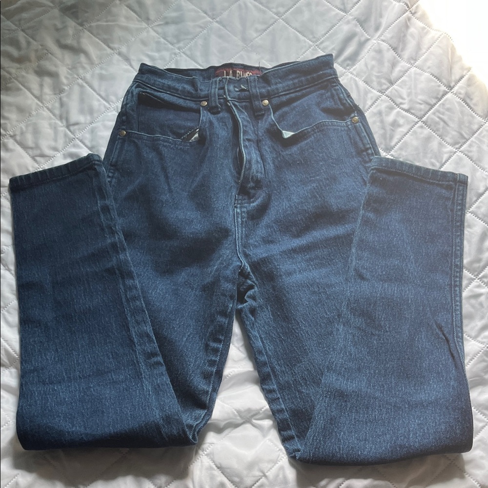80’s Vintage L.A. Blues Dark Blue Denim Jeans